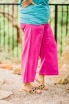 Audrey Cropped Wide Leg Pant