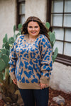 Cold Nights Leopard Sweater-Plus