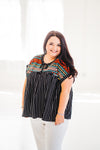 Wonder About You Embroidered Top