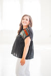 Wonder About You Embroidered Top