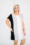 Trusting in You Color block Dress