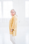 Pretty in Yellow Linen Top