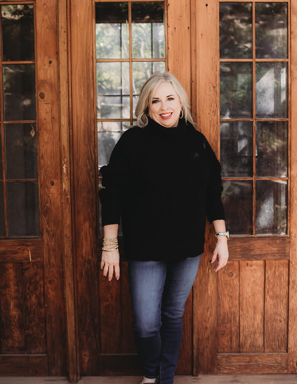 Randi Waffle Sweater