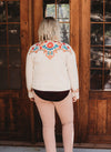 Embroidered Suede Jacket