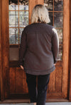Tunic Sweatshirt Pullover in Charcoal