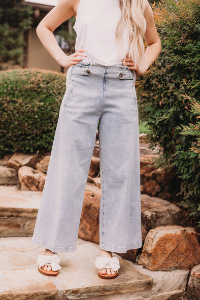 Dear John Audrey Cropped Wide Leg Jean