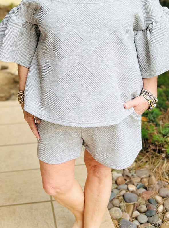 The Abby Shorts in Grey