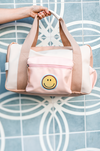 Happy Face Patch Duffle Bag