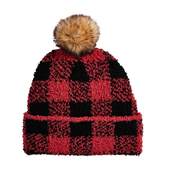 Red Buffalo Plaid Beanie