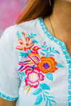 Sicily Embroidered  Top