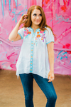 Sicily Embroidered  Top