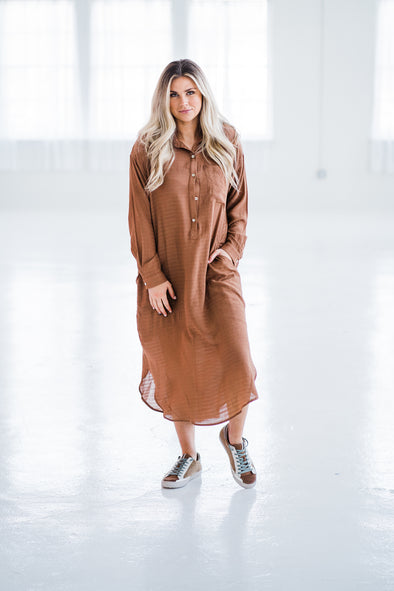 Midi Shirt Dress