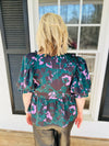 Crosby Rooney Twilight Floral Top