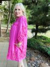 Johnny Was Pink Primrose Mini Dress