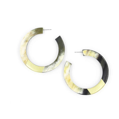 Gold Painted Hoops